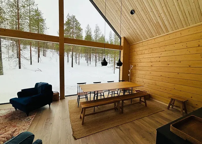 Kimmelvilla Pyhae - Ski-in, Modern Design And Spectacular Scenery 빌라
